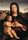 Famous Book Paintings - Madonna and Child with Book